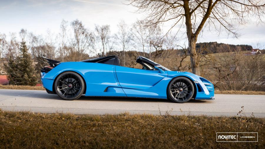  McLaren 720S Spider Spectacular N-Largo by Novitec Rosso on Vossen Wheels (MC2) 2020 года  (фото 12 из 15)